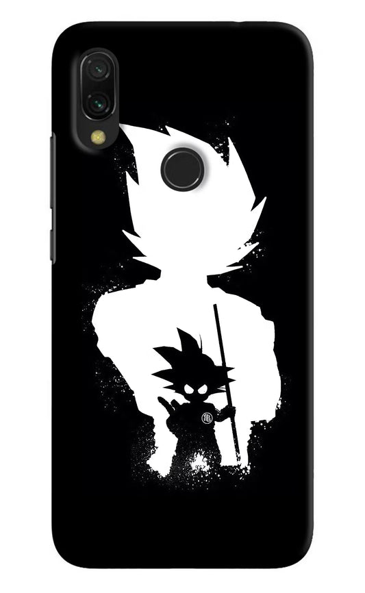 Goku Shadow Redmi 7 Hard Case Back Cover by Casekaro