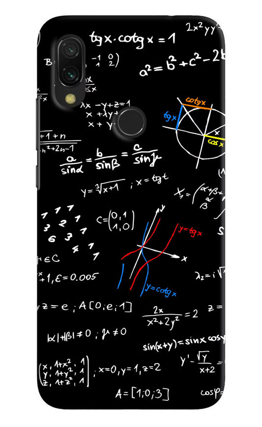 Mathematics Formula Redmi 7 Hard Case Back Cover by Casekaro