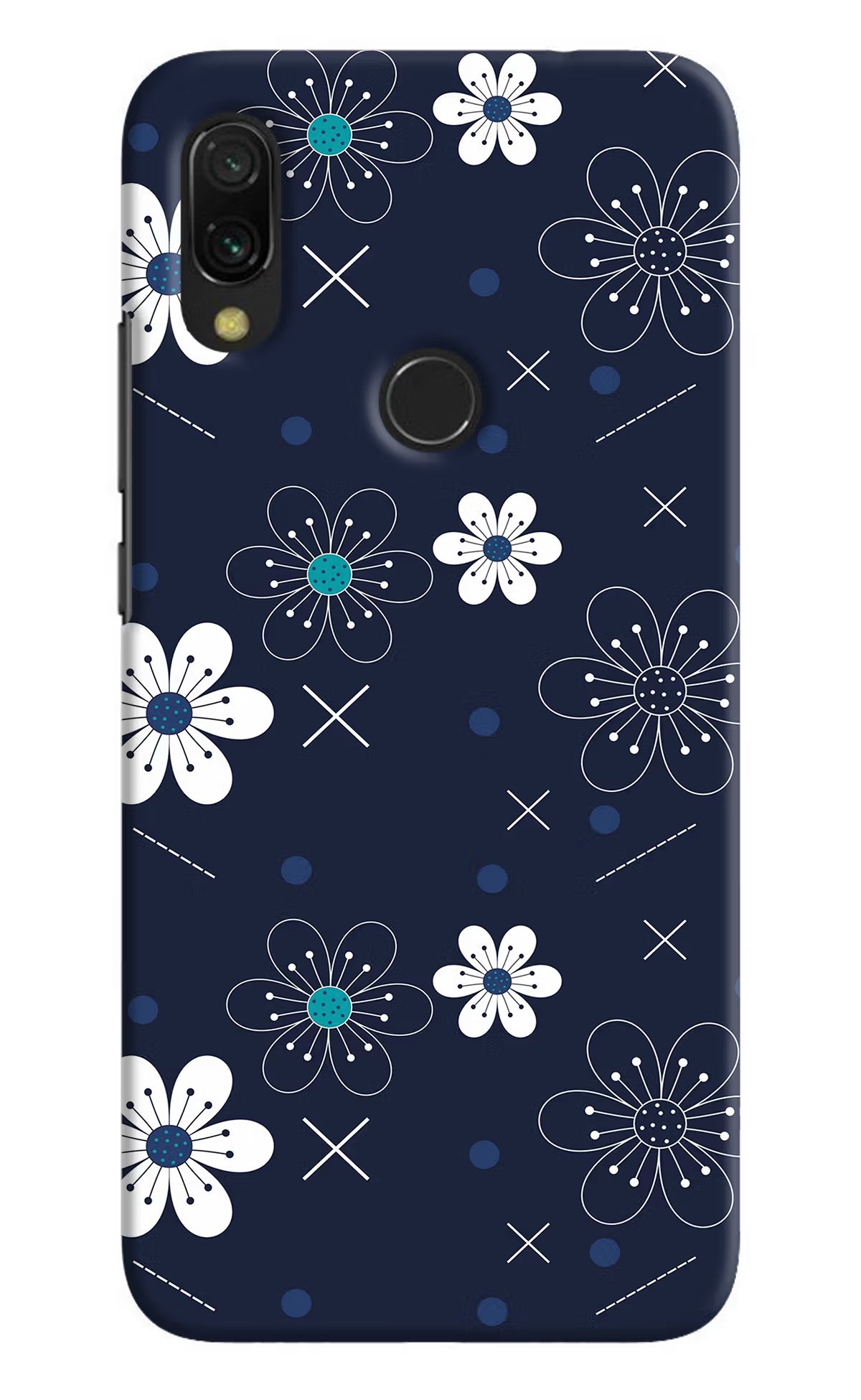 Flowers Redmi 7 Hard Case Back Cover by Casekaro