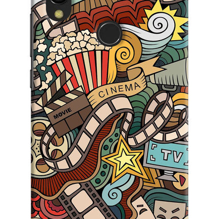 Cinema Abstract Redmi 7 Hard Case Back Cover by Casekaro