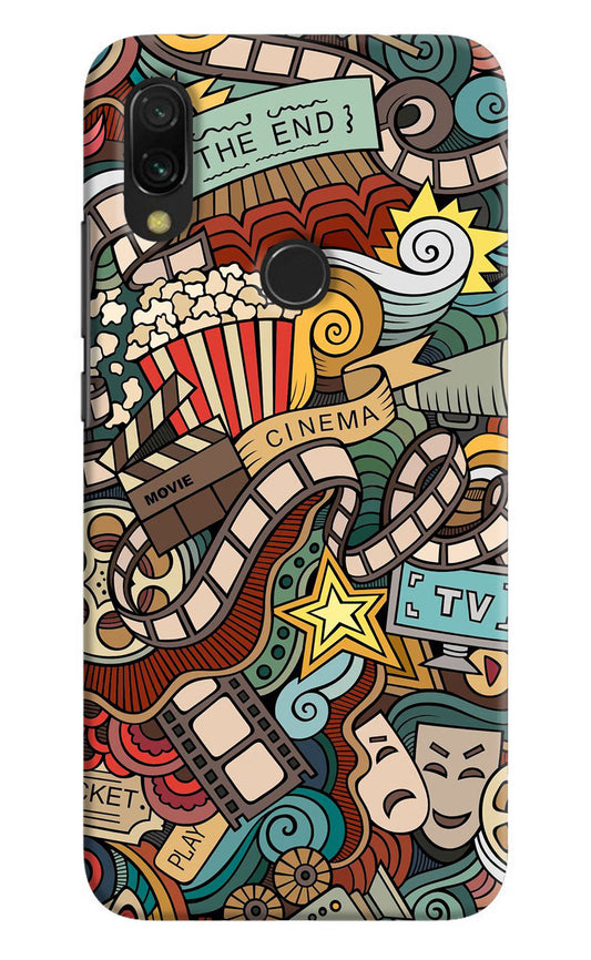 Cinema Abstract Redmi 7 Hard Case Back Cover by Casekaro
