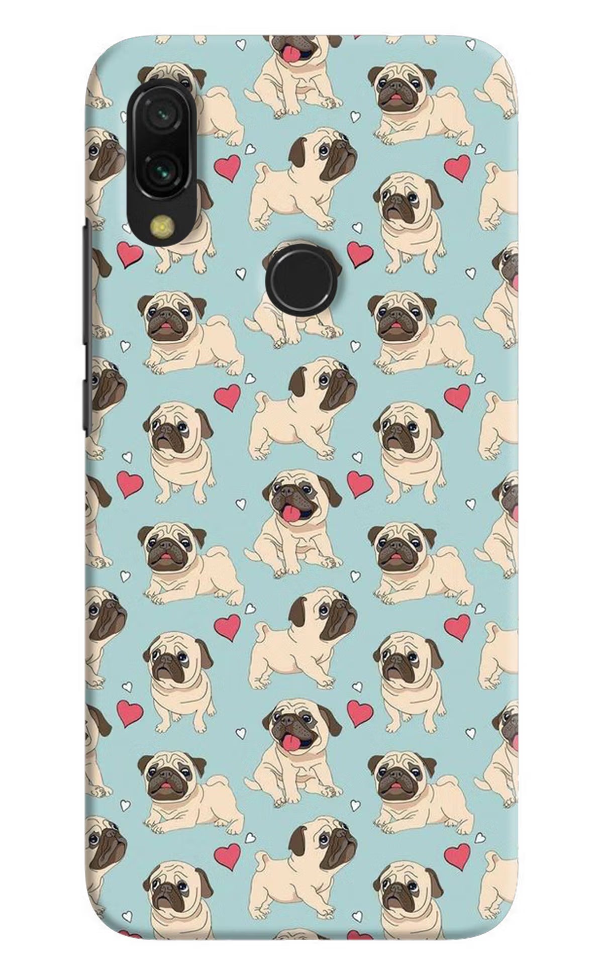 Pug Dog Redmi 7 Hard Case Back Cover by Casekaro
