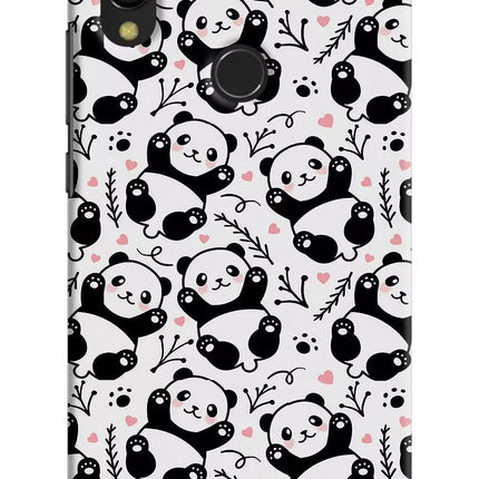 Cute Panda Redmi 7 Hard Case Back Cover by Casekaro