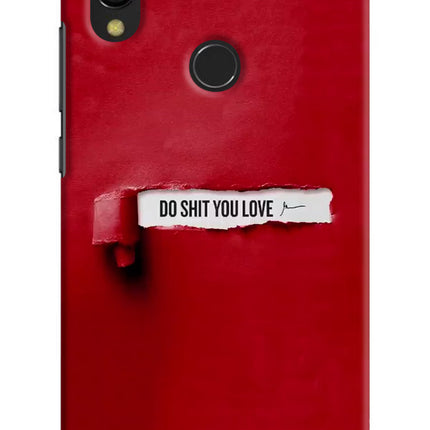Do Shit You Love Redmi 7 Hard Case Back Cover by Casekaro