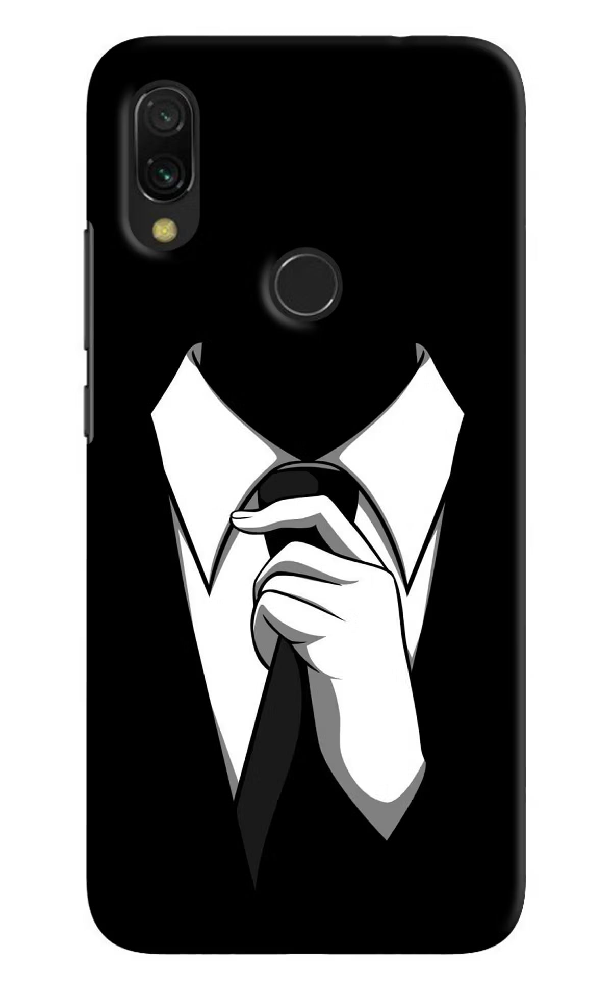 Black Tie Redmi 7 Hard Case Back Cover by Casekaro