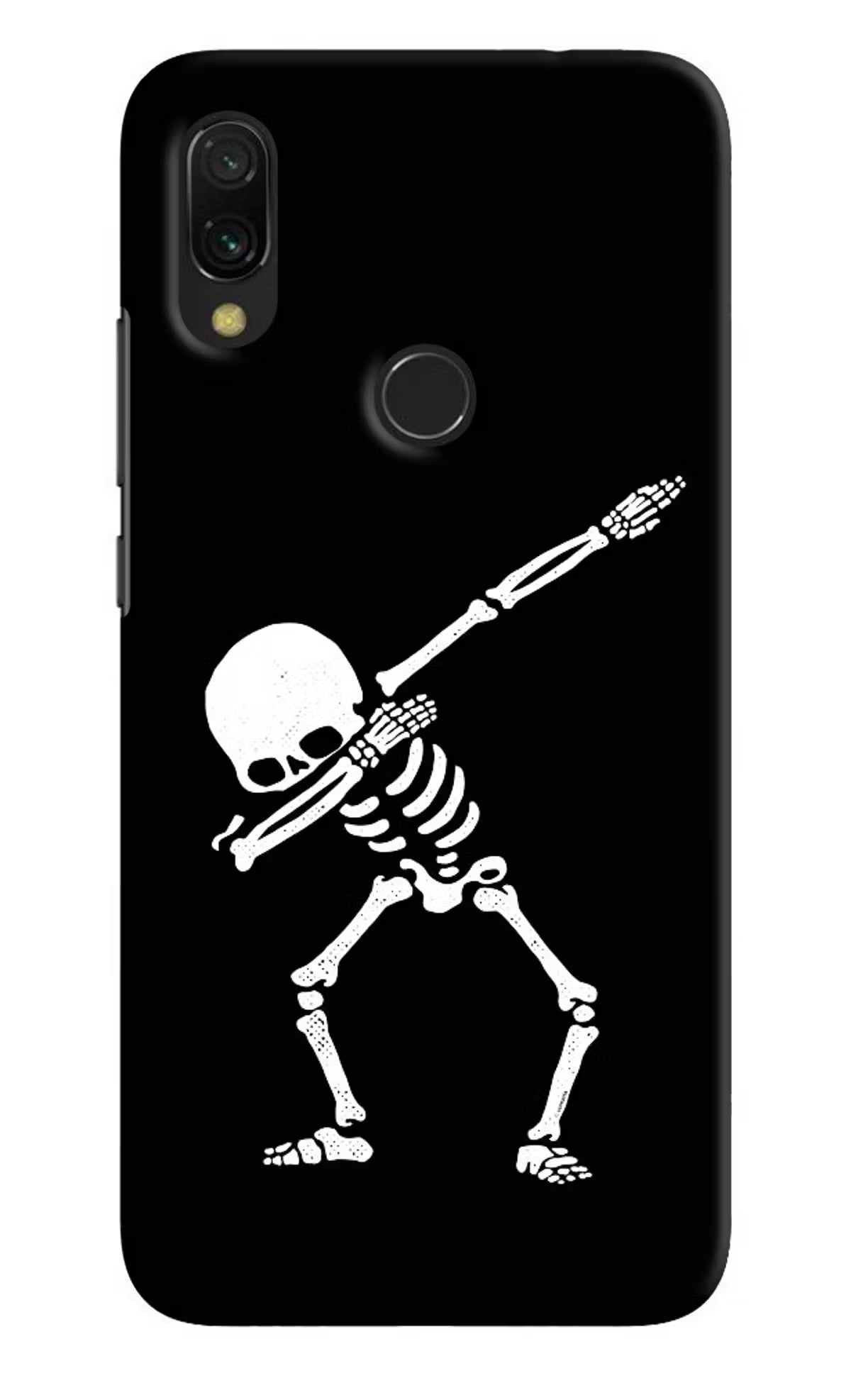 Dabbing Skeleton Art Redmi 7 Hard Case Back Cover by Casekaro