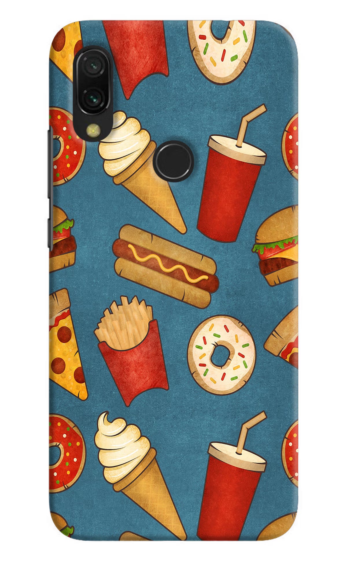 Foodie Redmi 7 Hard Case Back Cover by Casekaro