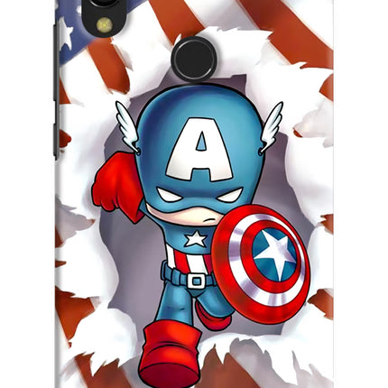 Captain America Redmi 7 Hard Case Back Cover by Casekaro