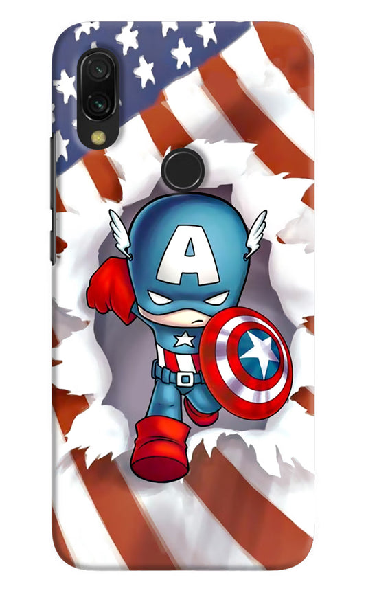 Captain America Redmi 7 Hard Case Back Cover by Casekaro
