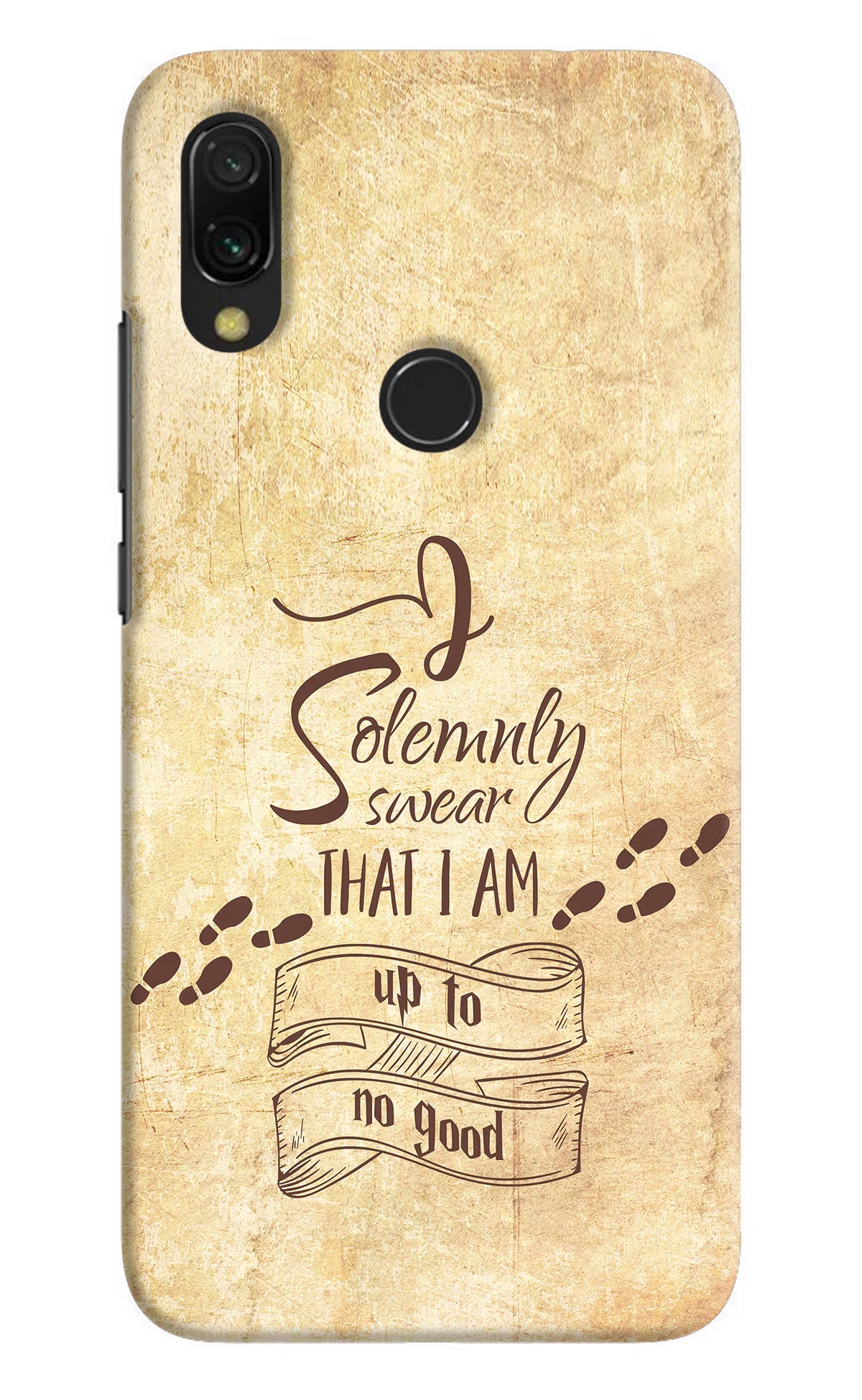 I Solemnly swear that i up to no good Redmi 7 Hard Case Back Cover by Casekaro