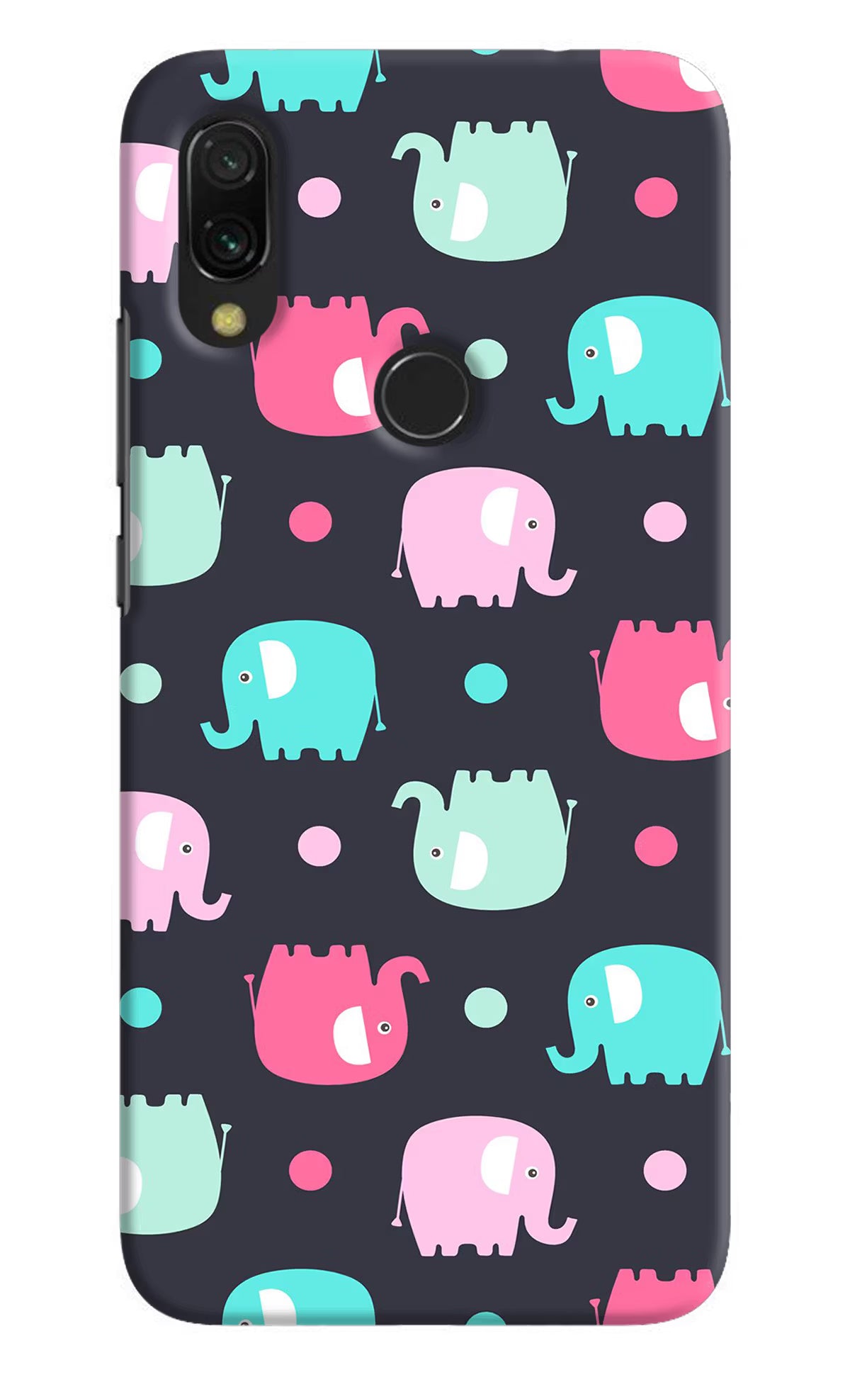 Elephants Redmi 7 Hard Case Back Cover by Casekaro