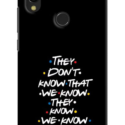 FRIENDS Dialogue Redmi 7 Hard Case Back Cover by Casekaro