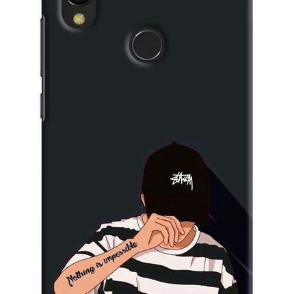 Aesthetic Boy Redmi 7 Hard Case Back Cover by Casekaro
