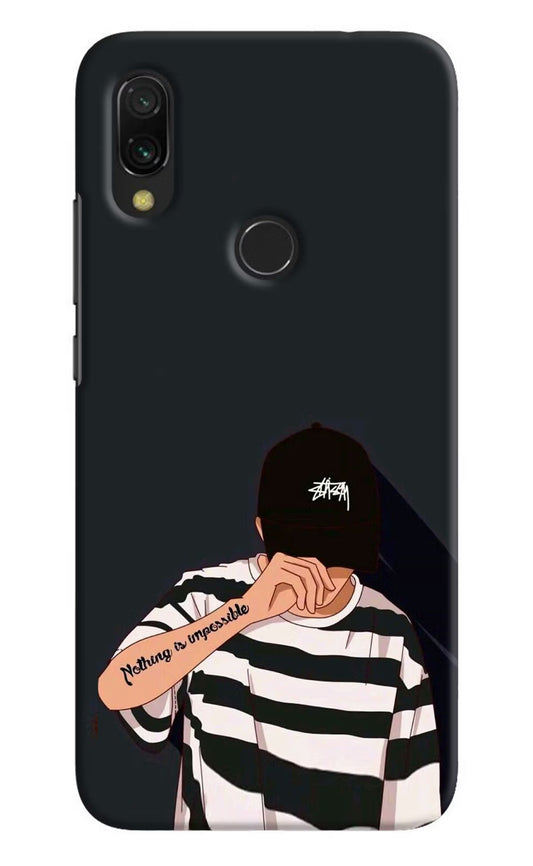 Aesthetic Boy Redmi 7 Hard Case Back Cover by Casekaro