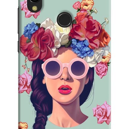 Pretty Girl Redmi 7 Hard Case Back Cover by Casekaro