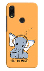 High On Music Redmi 7 Hard Case Back Cover by Casekaro