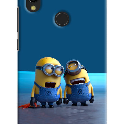 Minion Laughing Redmi 7 Hard Case Back Cover by Casekaro
