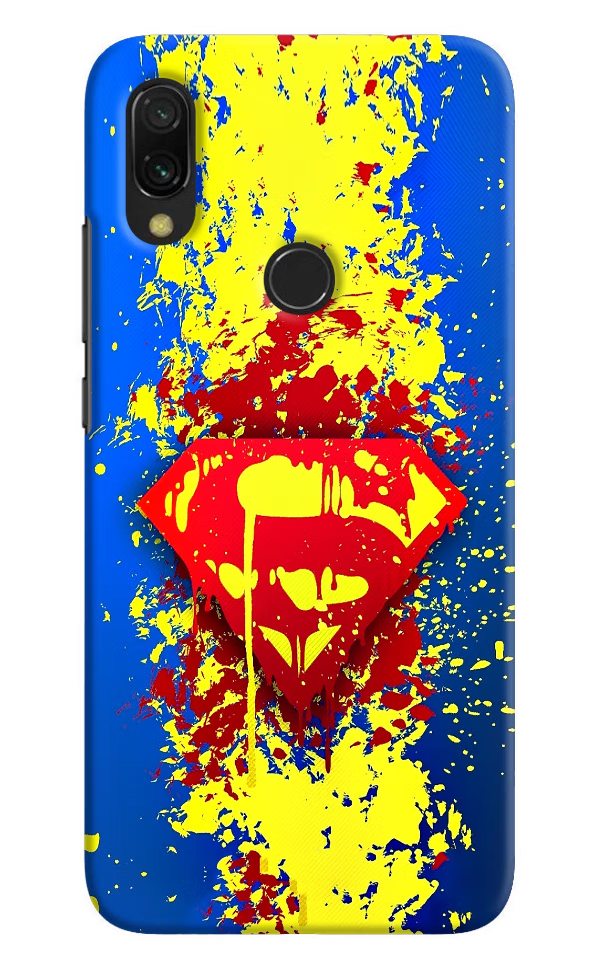 Superman logo Redmi 7 Hard Case Back Cover by Casekaro