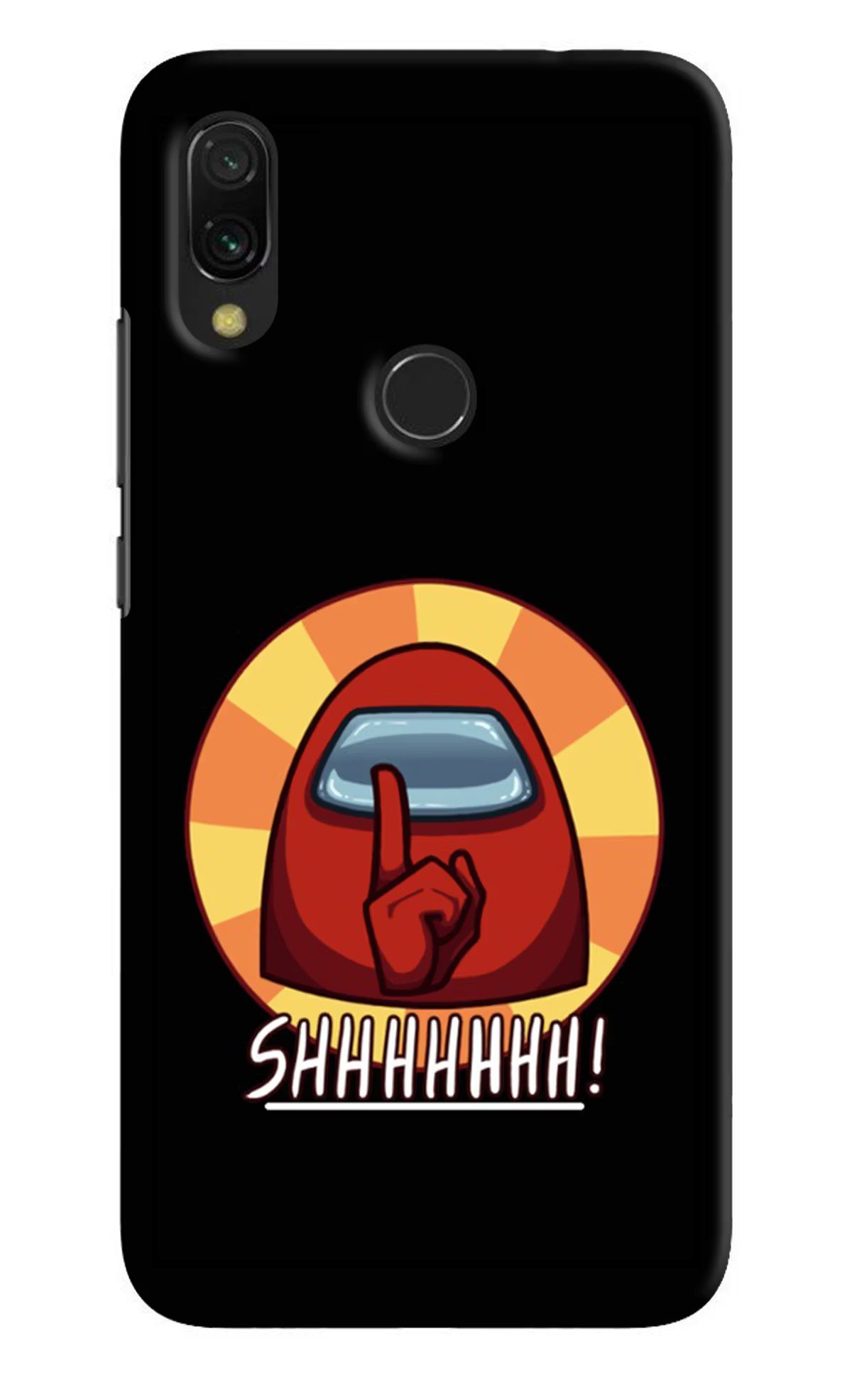 Among Us Shhh! Redmi 7 Hard Case Back Cover by Casekaro