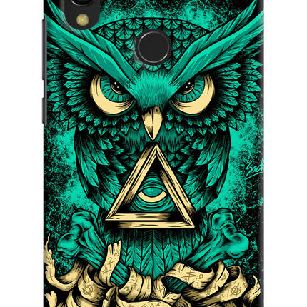 Green Owl Redmi 7 Hard Case Back Cover by Casekaro