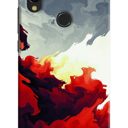 Fire Cloud Redmi 7 Hard Case Back Cover by Casekaro