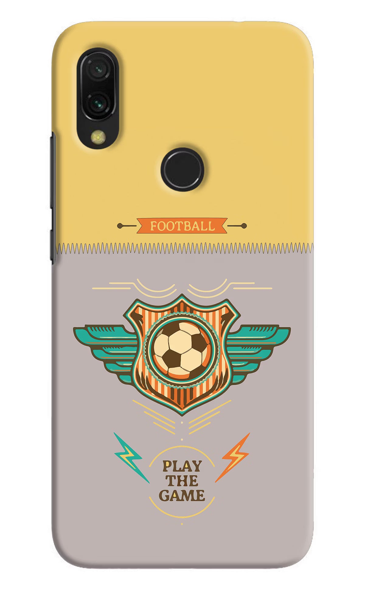 Football Redmi 7 Hard Case Back Cover by Casekaro