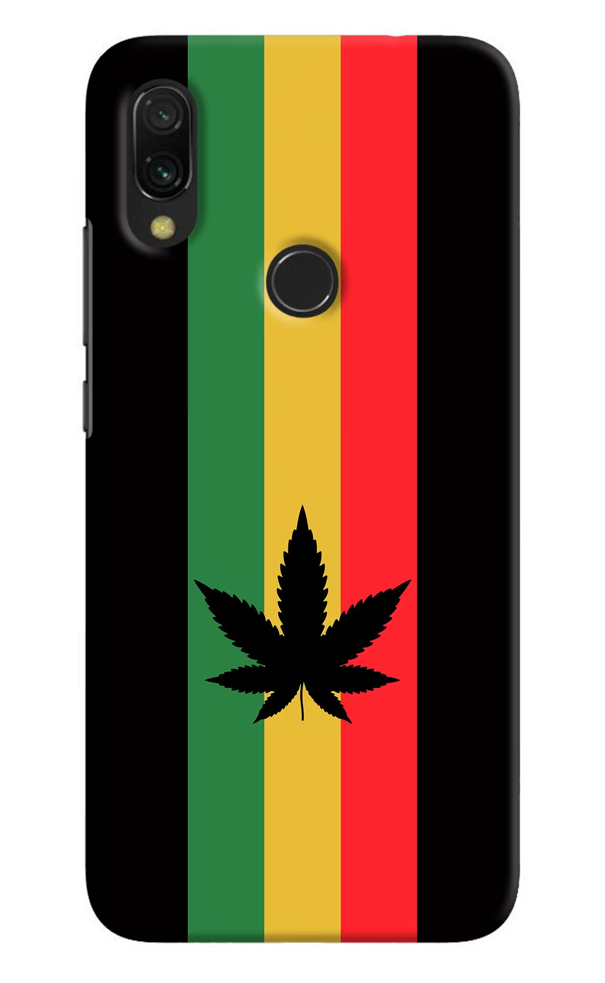Weed Flag Redmi 7 Hard Case Back Cover by Casekaro