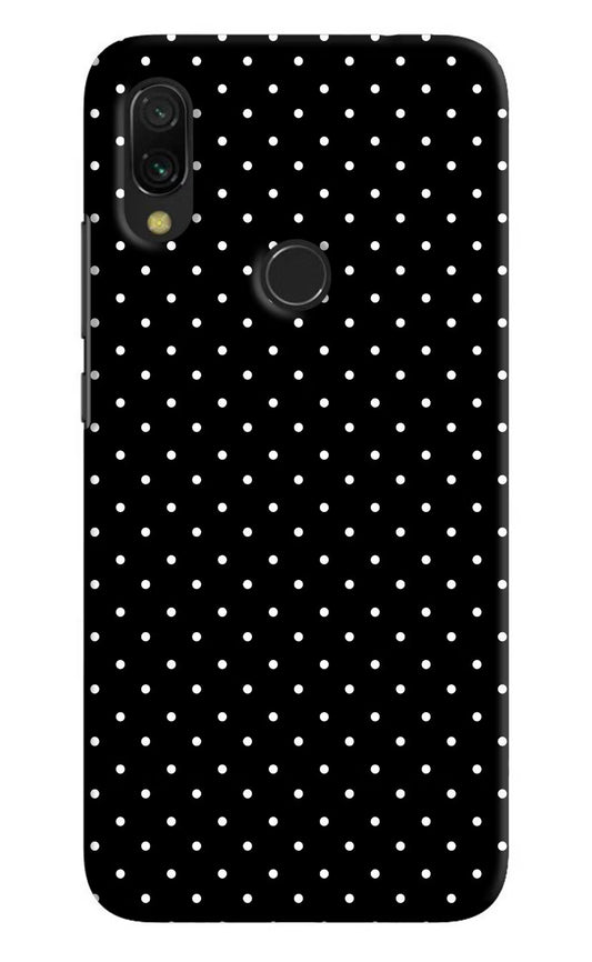 White Dots Redmi 7 Hard Case Back Cover by Casekaro