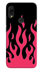 Fire Flames Redmi 7 Hard Case Back Cover by Casekaro