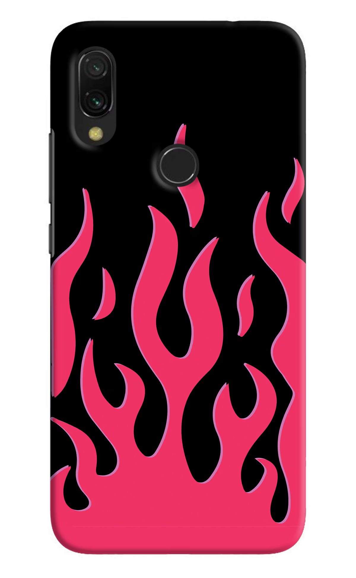 Fire Flames Redmi 7 Hard Case Back Cover by Casekaro