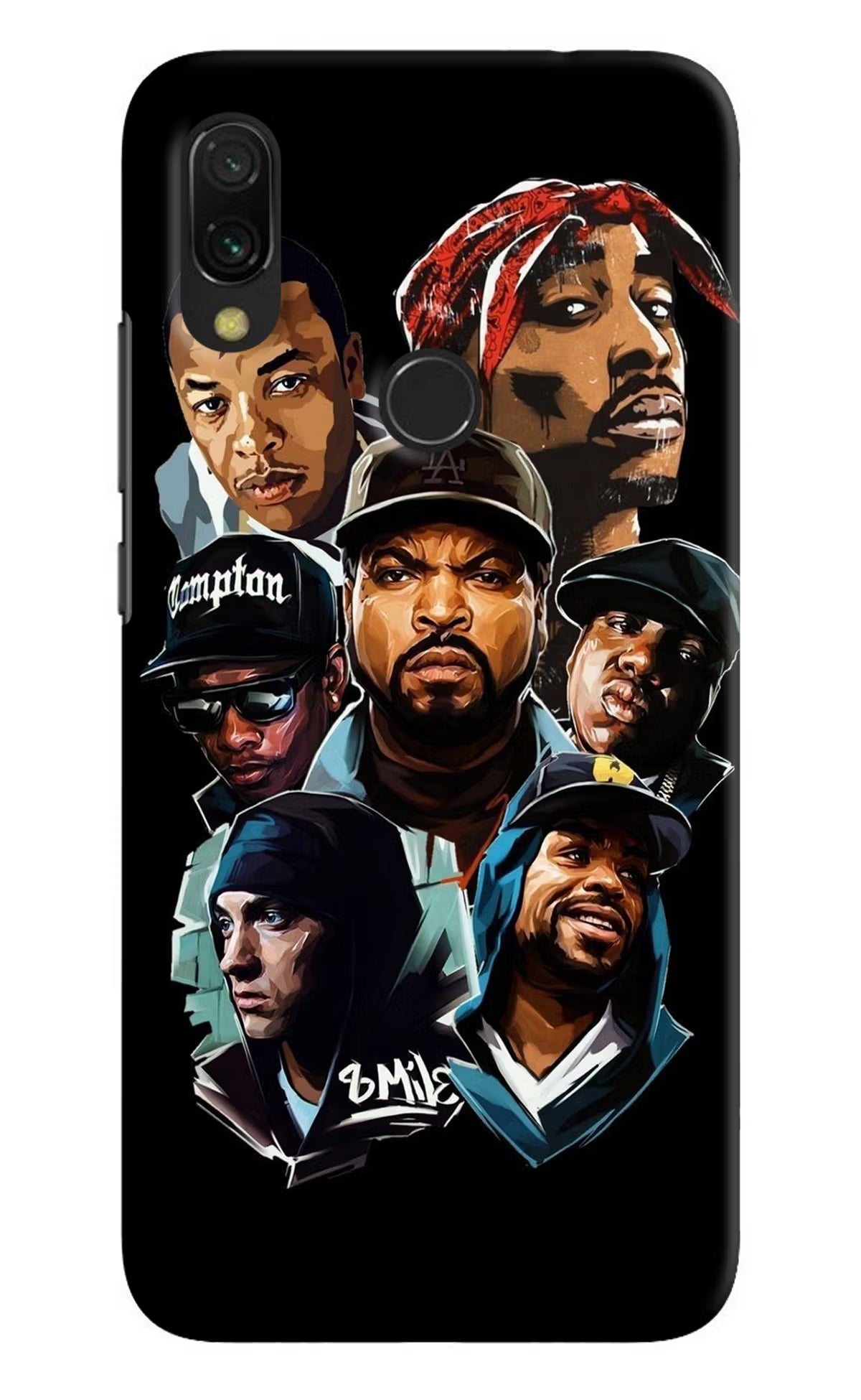 Rappers Redmi 7 Hard Case Back Cover by Casekaro