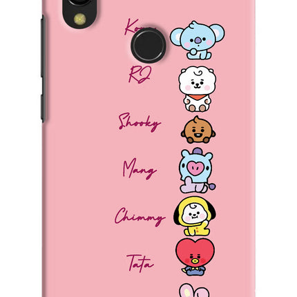BTS names Redmi 7 Hard Case Back Cover by Casekaro
