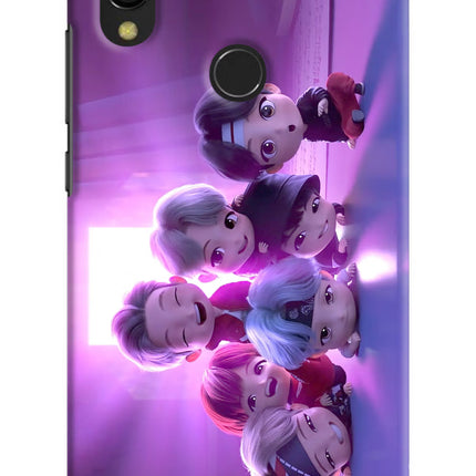 BTS Chibi Redmi 7 Hard Case Back Cover by Casekaro