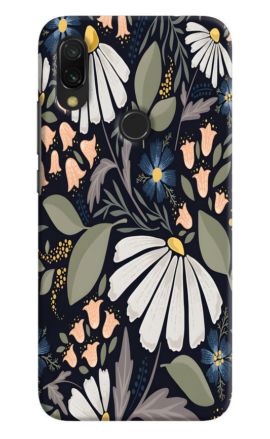 Flowers Art Redmi 7 Hard Case Back Cover by Casekaro