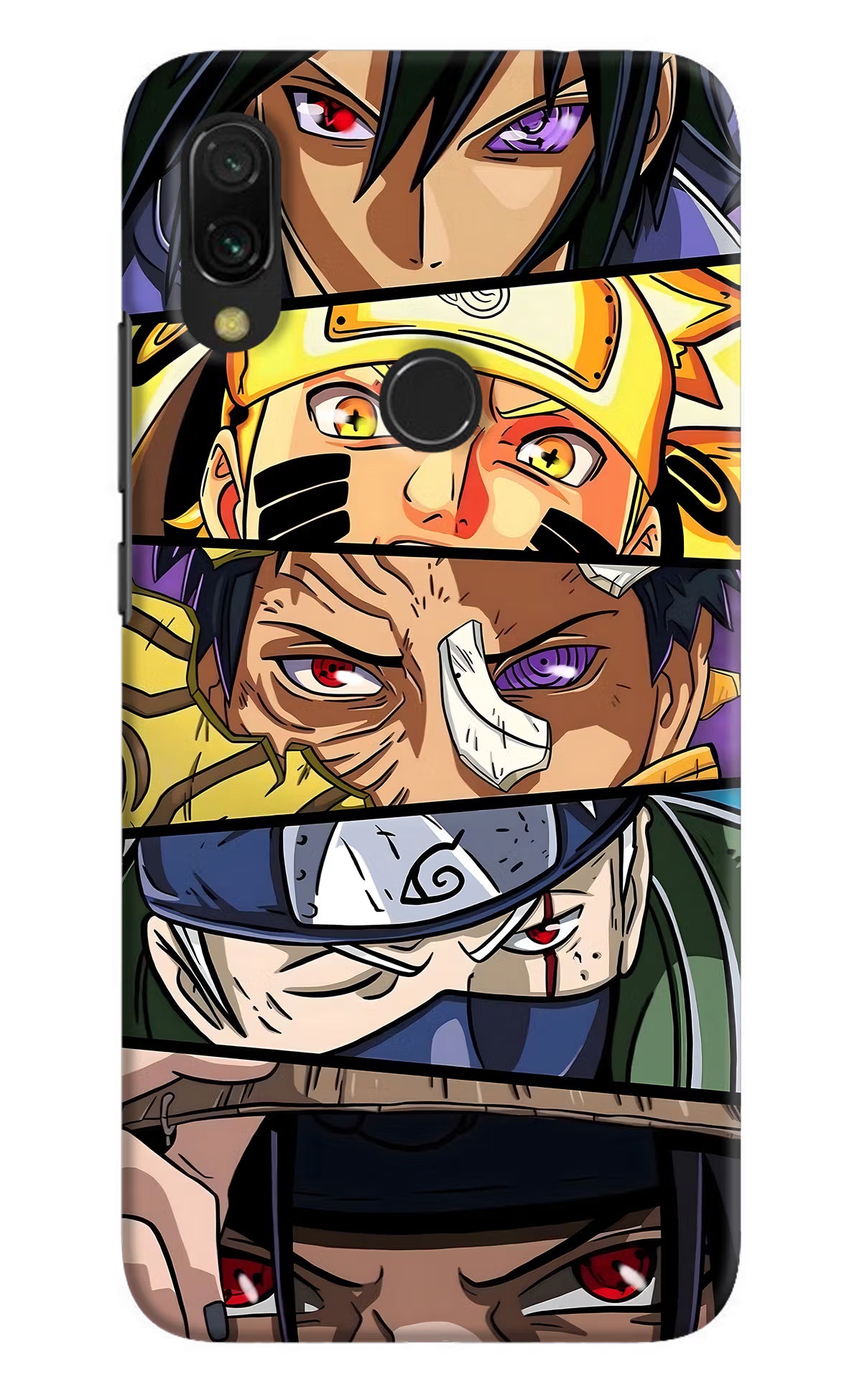 Naruto Character Redmi 7 Hard Case Back Cover by Casekaro