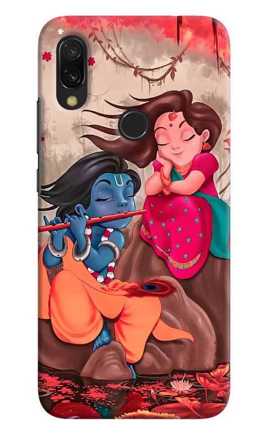 Radhe Krishna Redmi 7 Hard Case Back Cover by Casekaro
