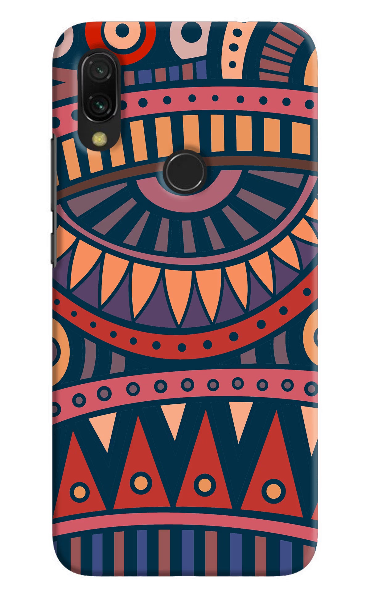 African Culture Design Redmi 7 Hard Case Back Cover by Casekaro