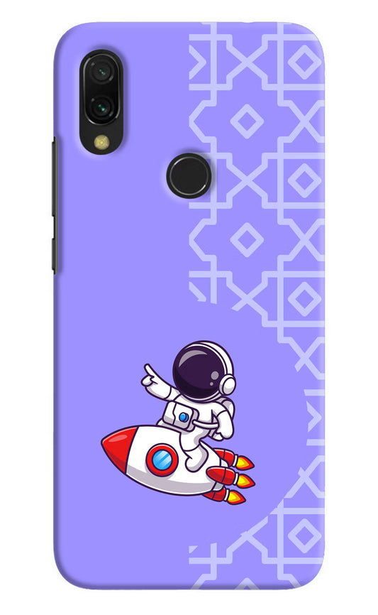 Cute Astronaut Redmi 7 Hard Case Back Cover by Casekaro