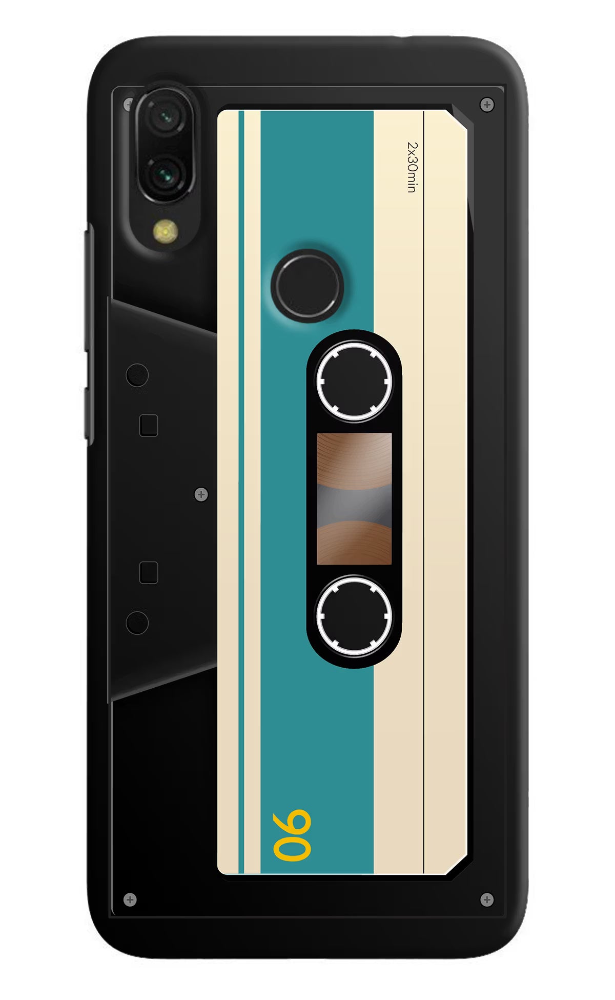 Cassette Redmi 7 Hard Case Back Cover by Casekaro