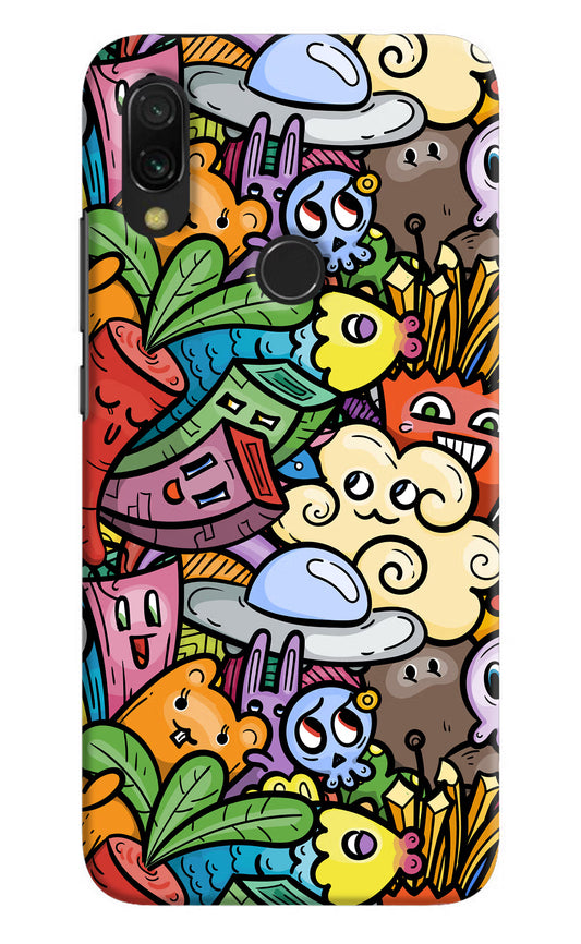 Veggie Doodle Redmi 7 Hard Case Back Cover by Casekaro