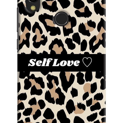 Leopard Print Self Love Redmi 7 Hard Case Back Cover by Casekaro