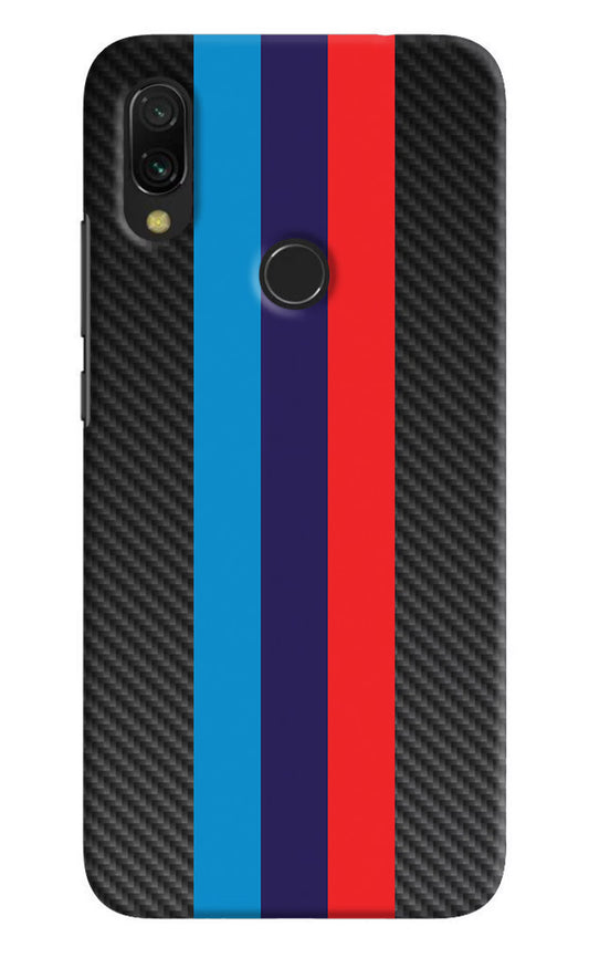 BMW Stripes Pattern Redmi 7 Hard Case Back Cover by Casekaro