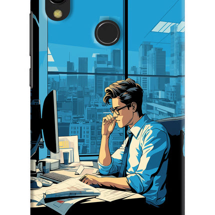 Focused Hustler (AI Generated) Redmi 7 Hard Case Back Cover by Casekaro
