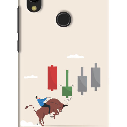 Bull Trading Momentum Redmi 7 Hard Case Back Cover by Casekaro
