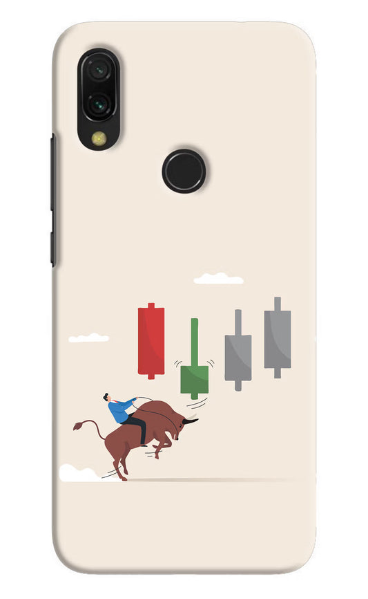 Bull Trading Momentum Redmi 7 Hard Case Back Cover by Casekaro