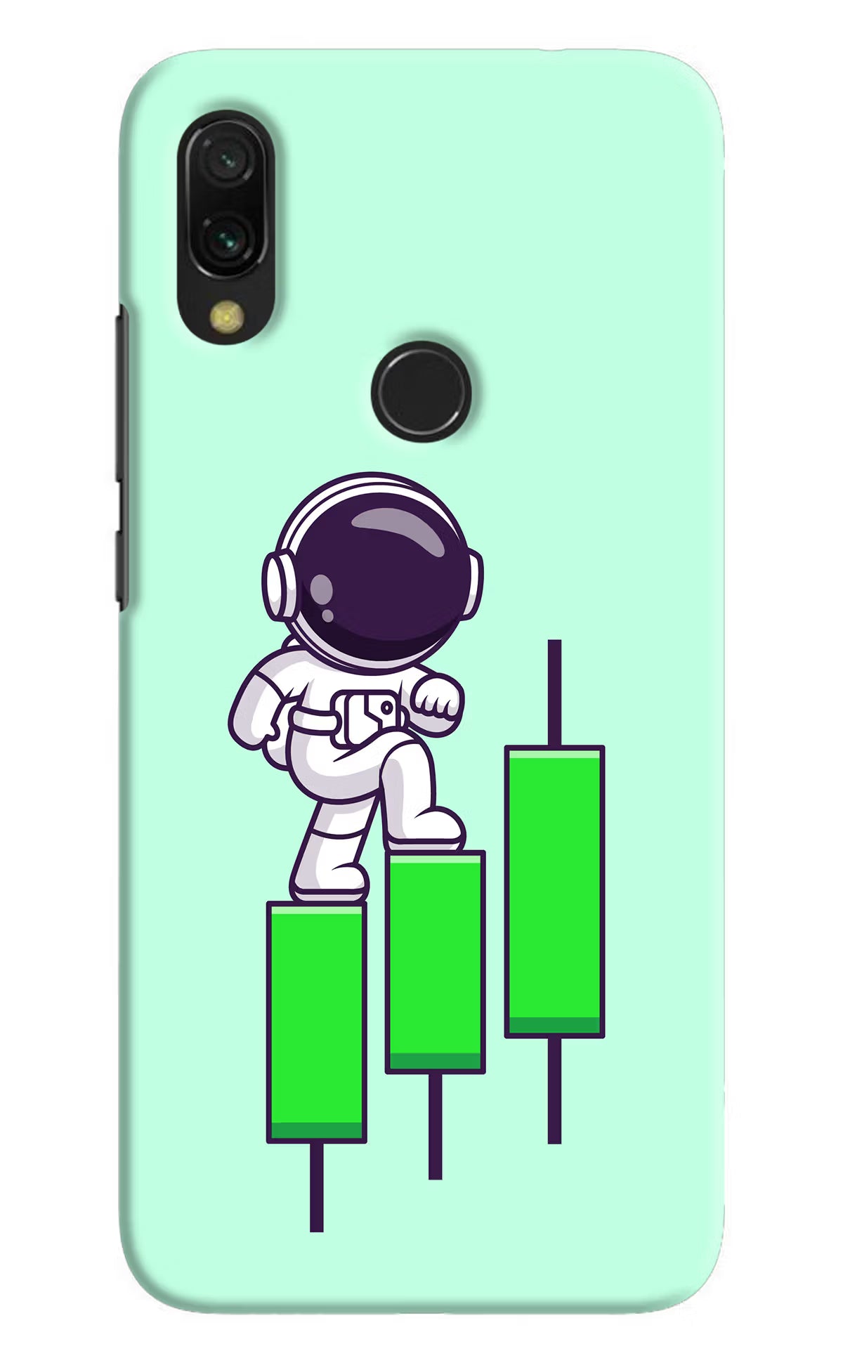 Astronaut Trader Redmi 7 Hard Case Back Cover by Casekaro