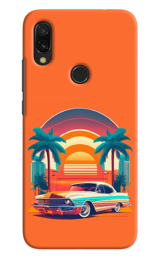 Palm Drive 80s Redmi 7 Hard Case Back Cover by Casekaro