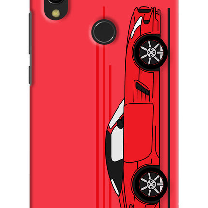 Red Velocity Redmi 7 Hard Case Back Cover by Casekaro