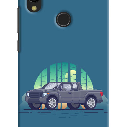 Retro Garage Vibe Redmi 7 Hard Case Back Cover by Casekaro