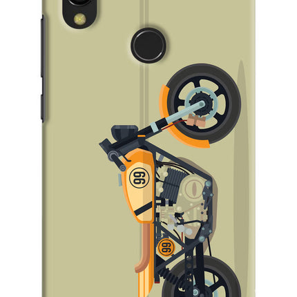 Vertical Speedster Redmi 7 Hard Case Back Cover by Casekaro